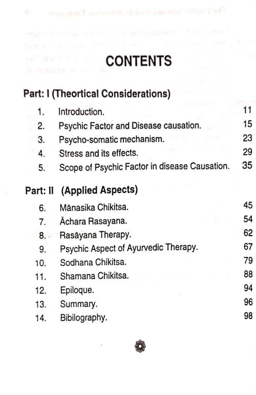 The Psycho-Somatic Axis in Ayurveda Treatment